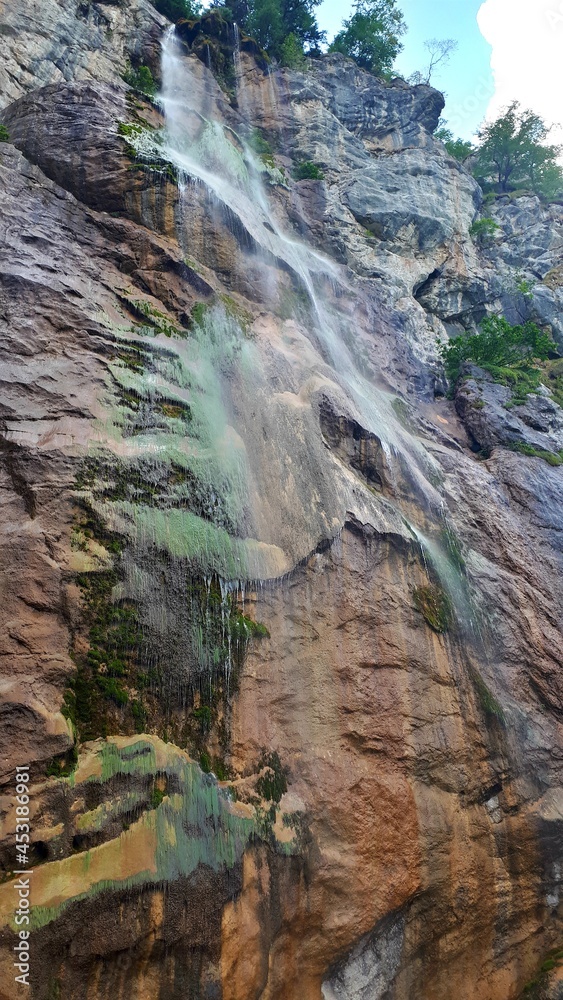 Waterfall Skakavac scenery, mountain Ozren, Bosnia and Herzegovina