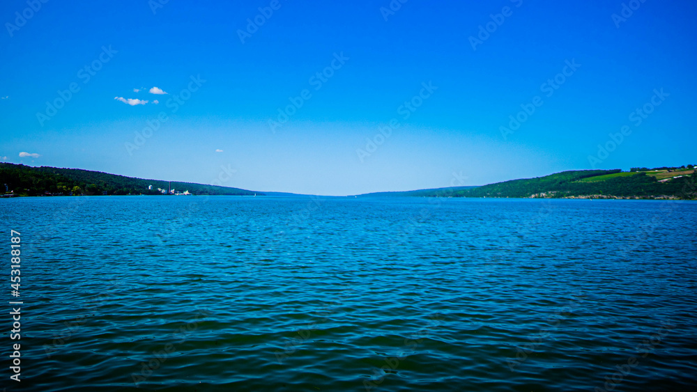 Horizon of Lake Seneca from Watkins Glen