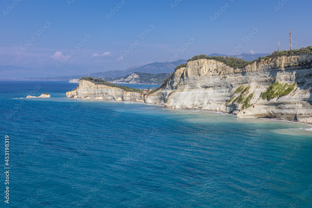 Cape Drastis at the northwest tip of Greek Island of Corfu