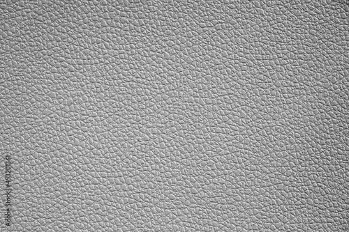 Gray plastic imitation leather texture close up