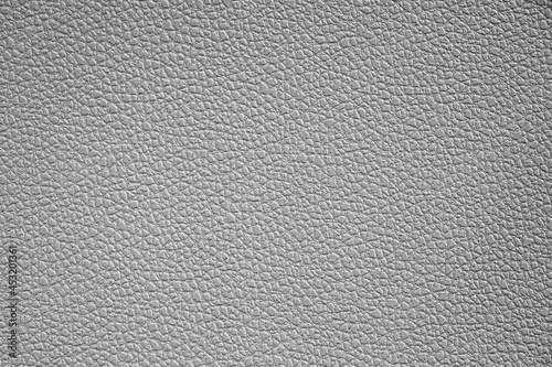 Fotografia Gray plastic imitation leather texture close up