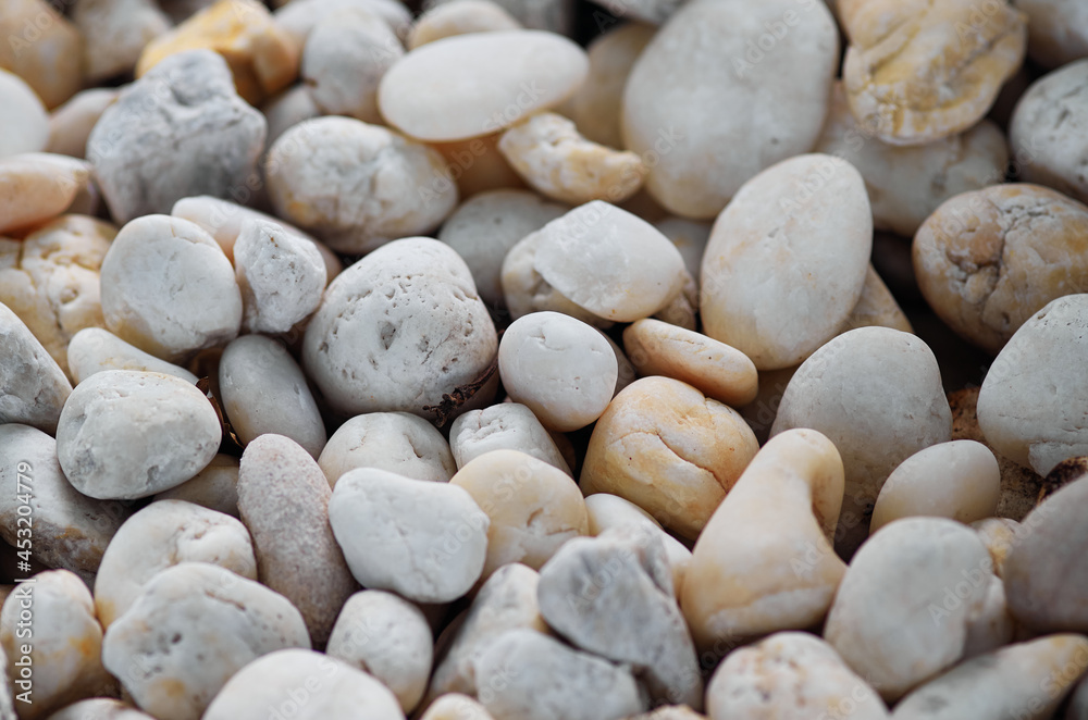 Background of the white pebbles Background of the white pebbles
