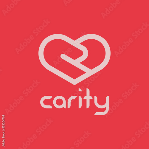 care and humanity logo vector illustration
