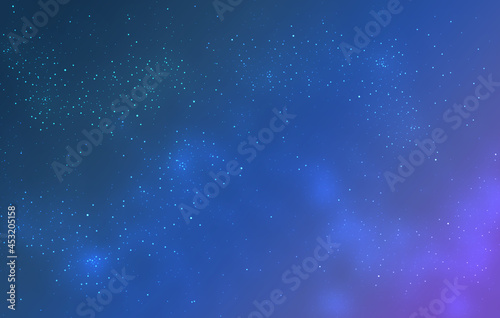 starry night sky background pink  blue
