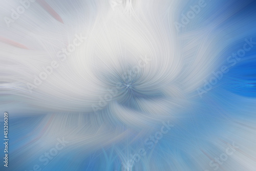 Abstract blue and white background similar to clouds
