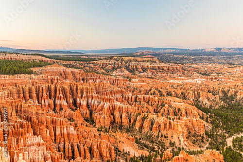 sunset over bryce canyon