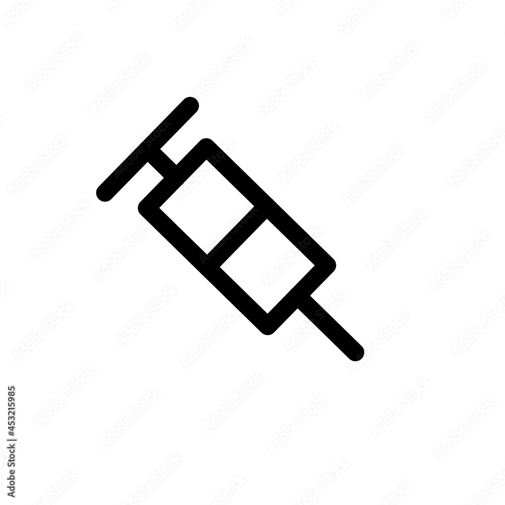 injection icon outline