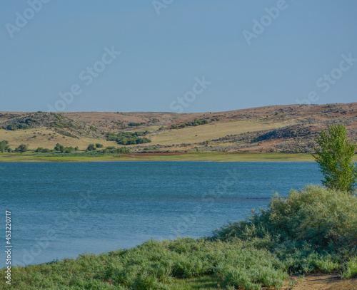 The view of C. Ben Ross Reservoir near Hillsdale, Adams County, Idaho photo