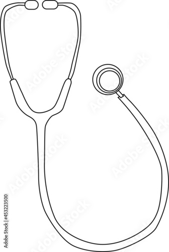 可愛い聴診器のイラスト素材