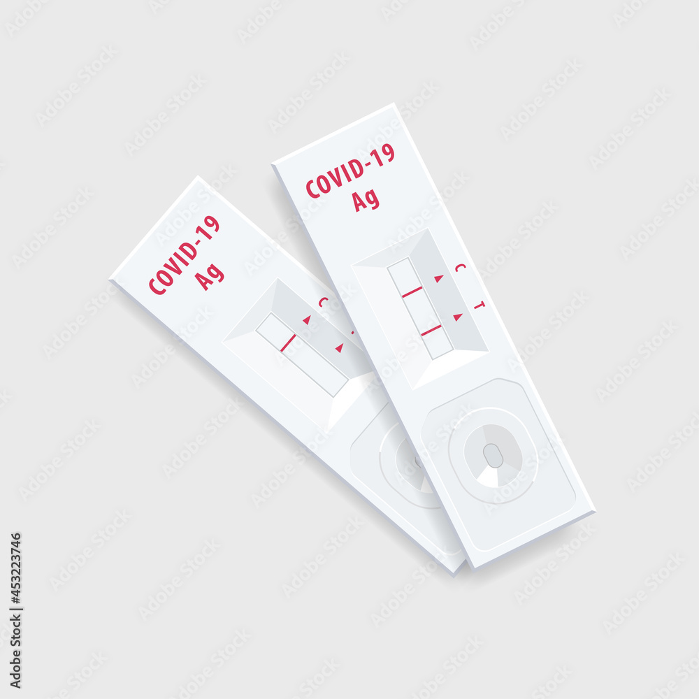 Antigen test kits (ATK) for COVID19 vector. Stock Vector Adobe Stock