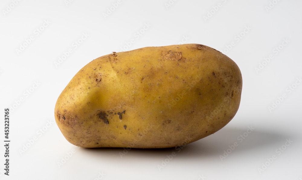 potato isolated on white background potato isolated on white background