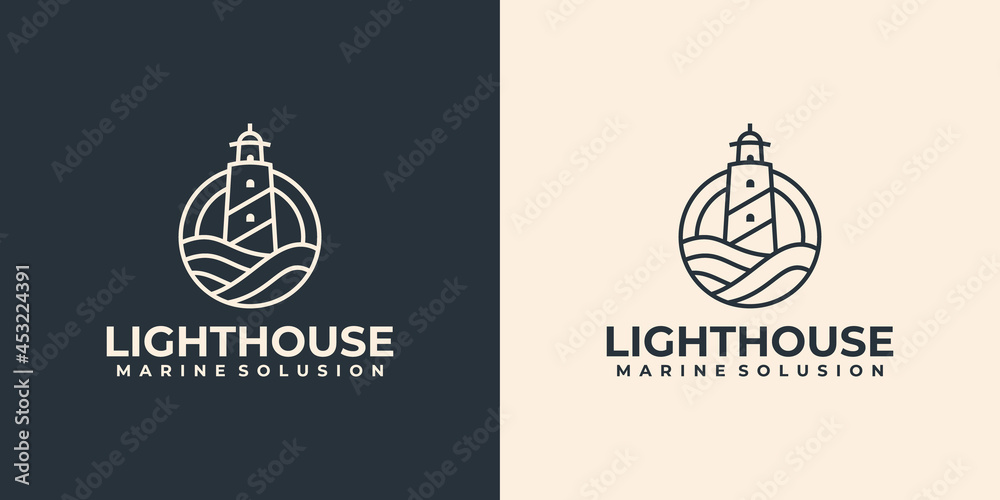 logo minimalist linear lighthouse logo design idea logo minimalist linear lighthouse logo design idea