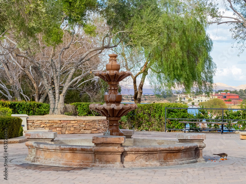 Sunny view of the Lake Las Vegas