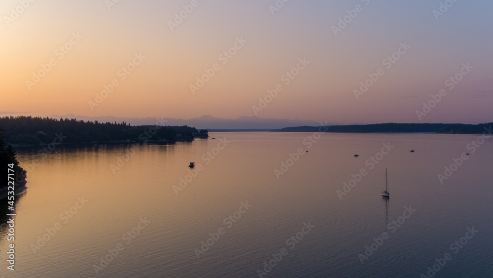 Sunset on the Puget Sound 