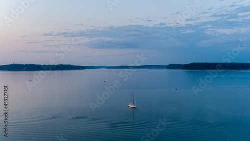 Sailboat on the Puget Sound  © George