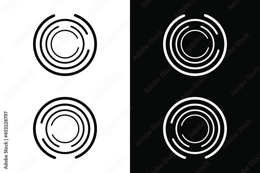 Circle line for logo design concept. Very suitable in various business purposes, also for icon, symbol and many more. Circle line for logo design concept. Very suitable in various business purposes, also for icon, symbol and many more.