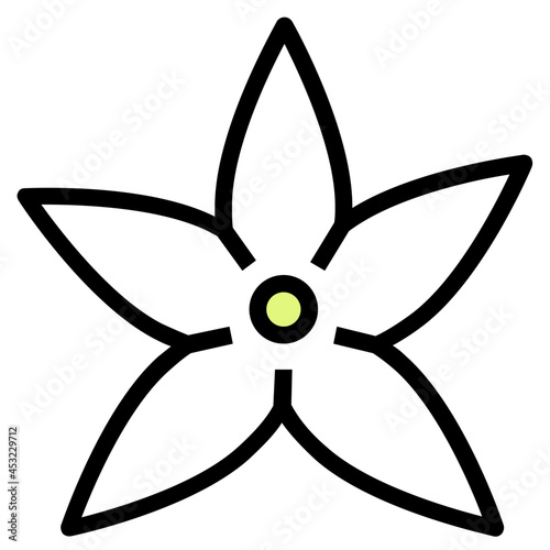 jasmine line icon