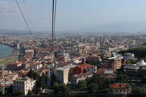 Castellammare di Stabia - Scorcio del borgo dalla Funivia del Faito