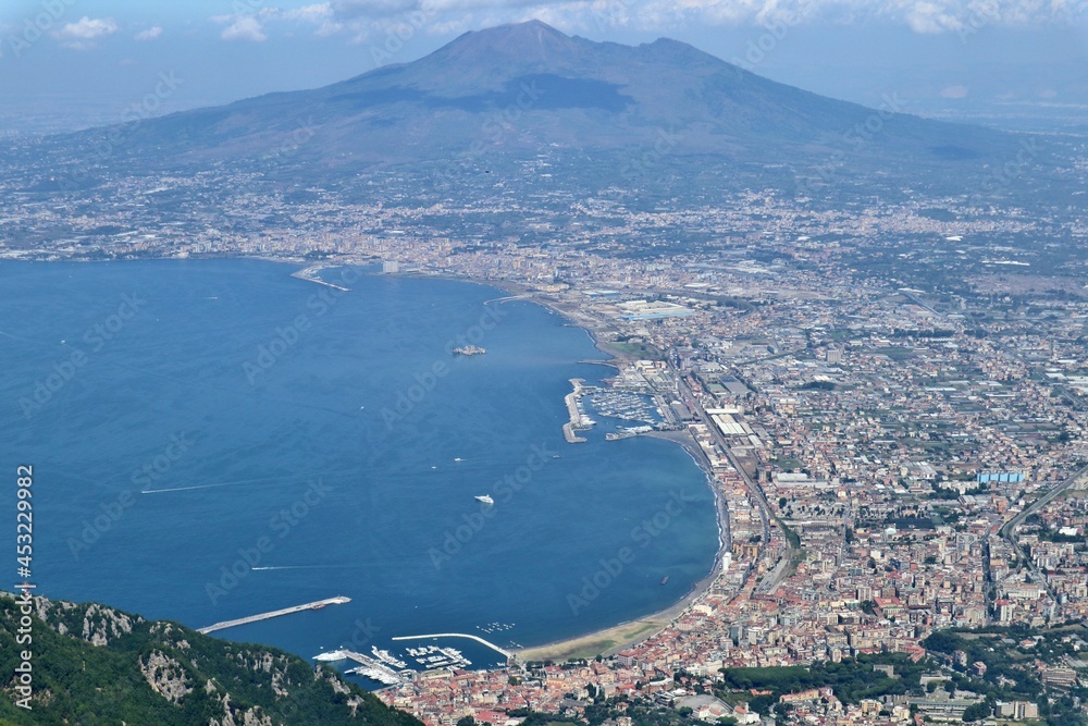 Castellammare di Stabia - Panorama del Golfo di Napoli dal Monte Faito
