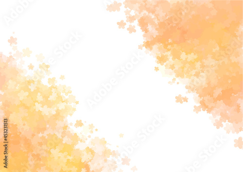 金木犀のイメージ飾り枠