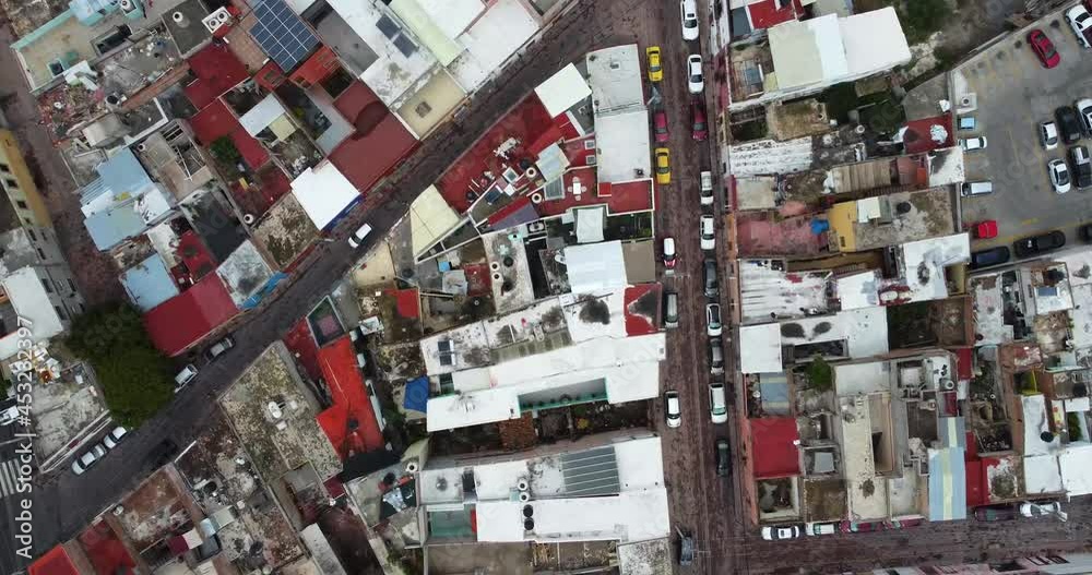 ZOOM IN SHOT OF MEXICAN CITY FROM ABOVE ZOOM IN SHOT OF MEXICAN CITY FROM ABOVE