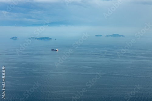 boat alone on the Japanese sea © Rick Neves