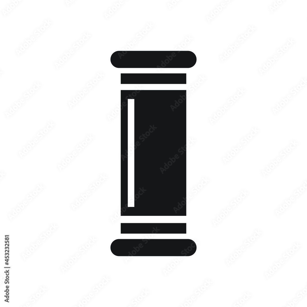 Pillar icon design isolated on white background vector illustration Pillar icon design isolated on white background vector illustration