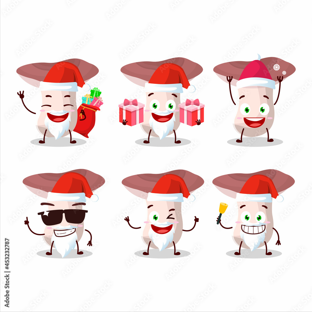 Santa Claus emoticons with rassula cartoon character Santa Claus emoticons with rassula cartoon character