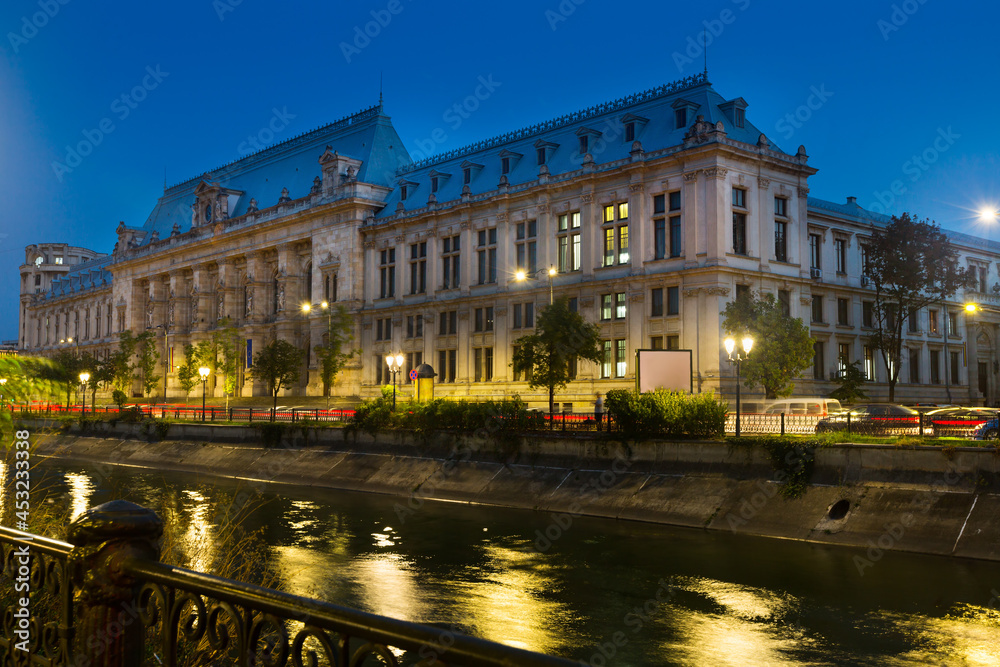 Court of Apparel on banks of river Dambovita, Bucharest, Romania