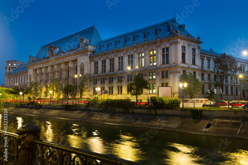 Court of Apparel on banks of river Dambovita, Bucharest, Romania