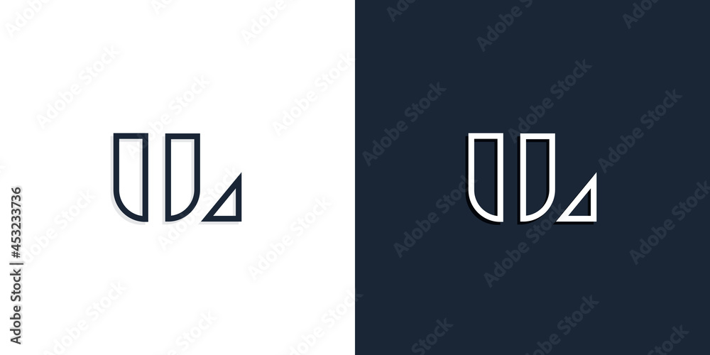 Abstract line art initial letters UL logo.