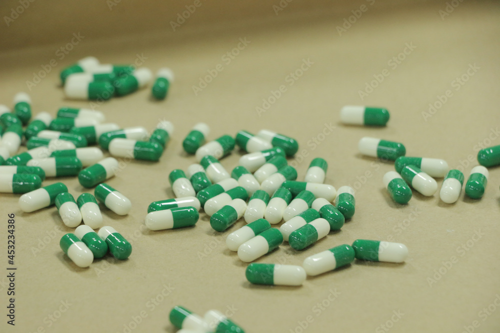 Capsule Drugs for backdround