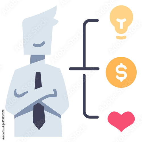 investment mindset icon