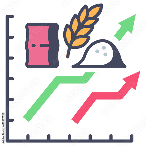commodities analysis icon