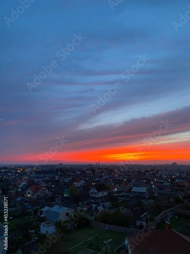 sunset over the city © Pavel