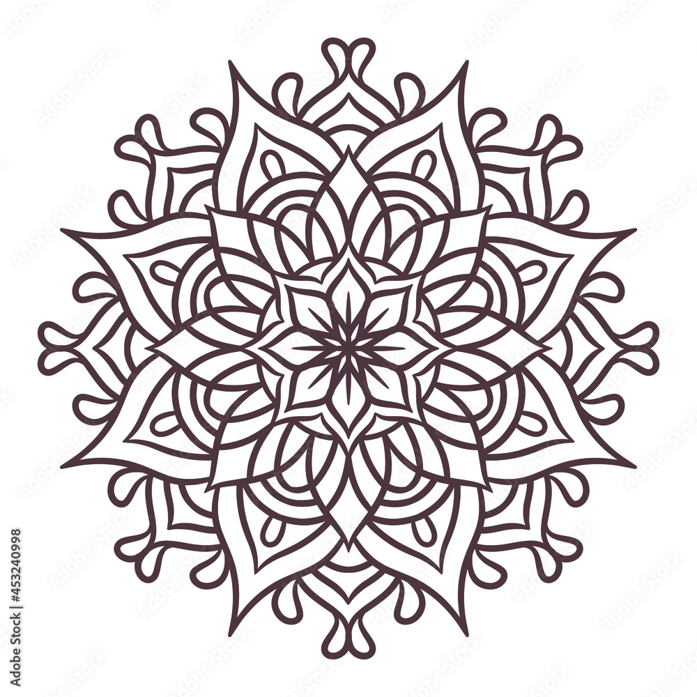 Ethnic Mandala Round Ornament Pattern Ethnic Mandala Round Ornament Pattern