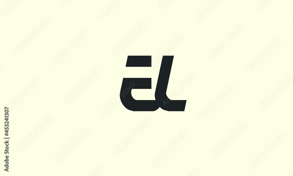 Alphabet letters Initials Monogram logo EL, LE, E and L Alphabet letters Initials Monogram logo EL, LE, E and L