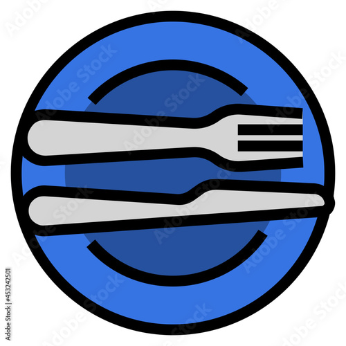 excellent etiquette line icon