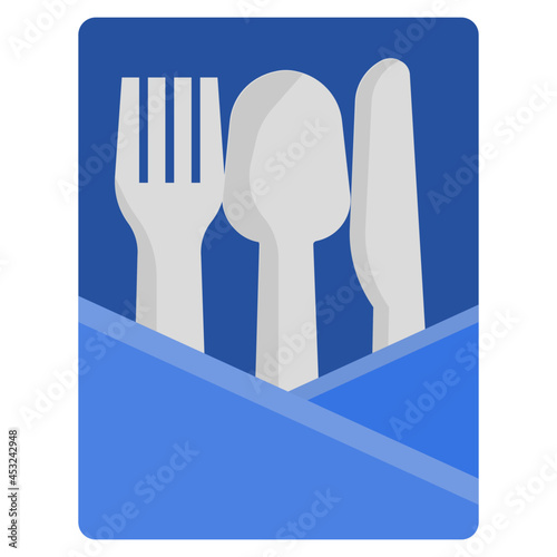 utensils flat icon