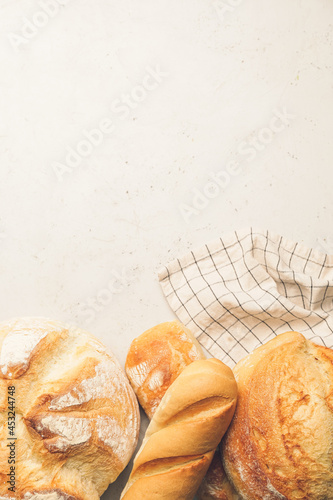 Assortment of fresh bread o...