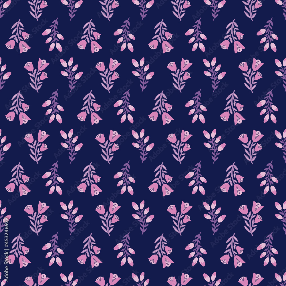 Seamles pattern flower.Hand drawn print of textile.Vintage floral design. Seamles pattern flower.Hand drawn print of textile.Vintage floral design.