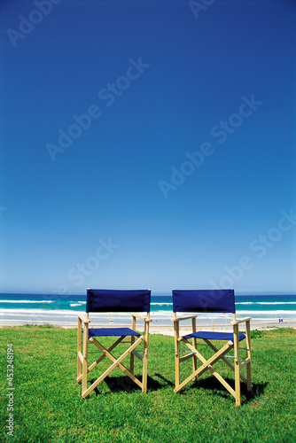 chair on the beach © katsuhiko kato