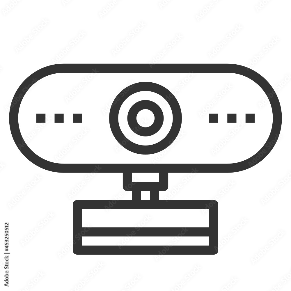 WEB CAMERA LINE ICON WEB CAMERA LINE ICON