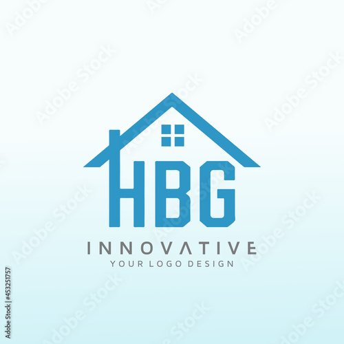 logo that appeals to investors interested in real estate letter HBG