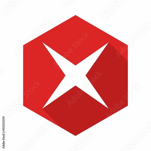 Wrong marks  Cross marks  Rejected  Disapproved  No  False  Not Ok  Wrong Choices  Task Completion  Voting. - vector mark symbols in red. Isolated icon.