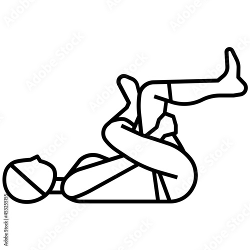 yoga pose icon