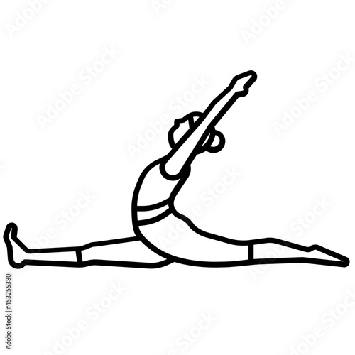 yoga pose icon