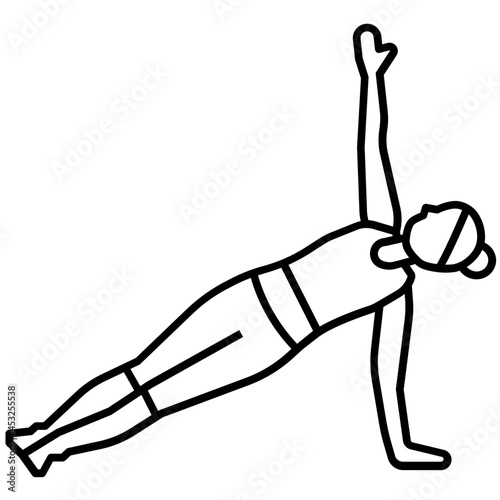 yoga pose icon