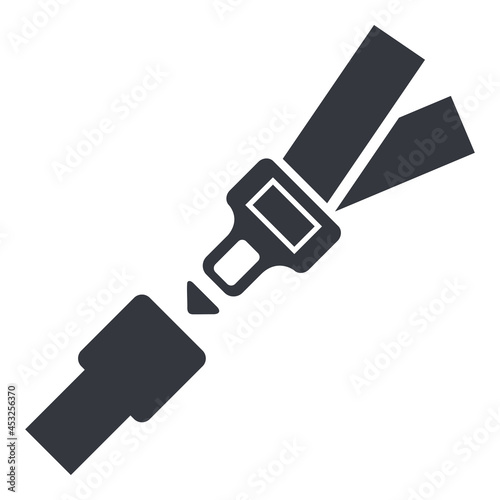 Seat Belt Vector Basic Icon