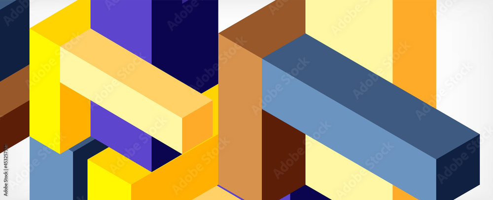 Abstract background. 3d cubes, cubic elements and blocks. Techno or business concept for wallpaper, banner, background, landing page Abstract background. 3d cubes, cubic elements and blocks. Techno or business concept for wallpaper, banner, background, landing page